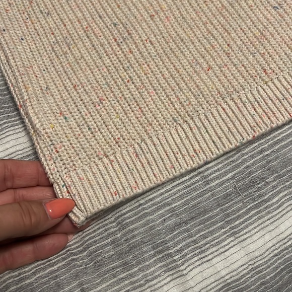 LOFT Speckled Sweater Tank - Picture 3 of 4